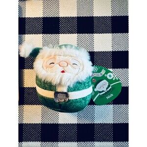 Squishmallow 4" Nick Santa Claus First to Market Green Suit Christmas 2023‎ NWT